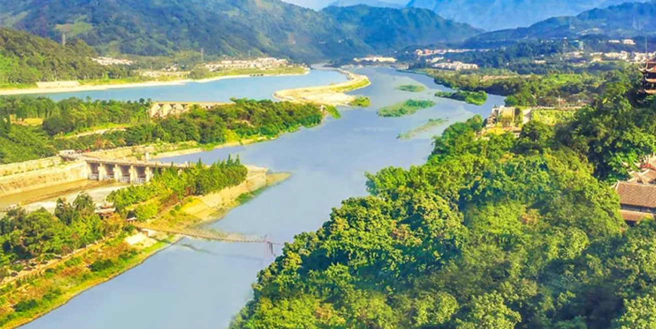 都江堰全景